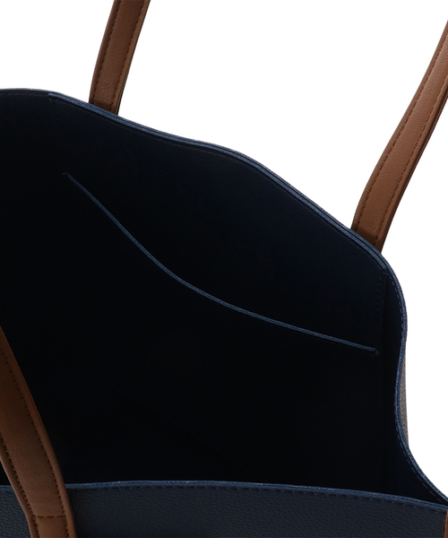 COLORS & chouette（カラーズアンドシュエット）の「配色トートバッグ（トートバッグ・レディース・ライトブルー/ブラック/グレー/ピンク/レッド/ベージュ/キャメル/カーキ/ネイビー・FREE）」の14枚目の写真