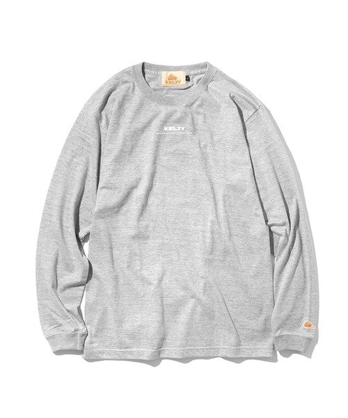 KELTY(ケルティ)の「KELTY / ミニロゴ ロングスリーブTシャツ(Tシャツ/カットソー・メンズ・ミックスグレー・S/M/L)」の3枚目の写真