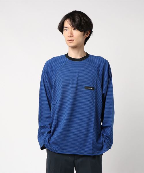 SYU.HOMME/FEMM（シュウ）の「【SYU.】KOWASERU ロングスリーブティーシャツ/H19aw-03（Tシャツ/カットソー・メンズ・ホワイト/ブラック/サックスブルー・1/2）」の3枚目の写真