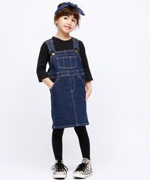 RUGGEDWORKS | ガールズデニムジャンスカ(ジャンパースカート)