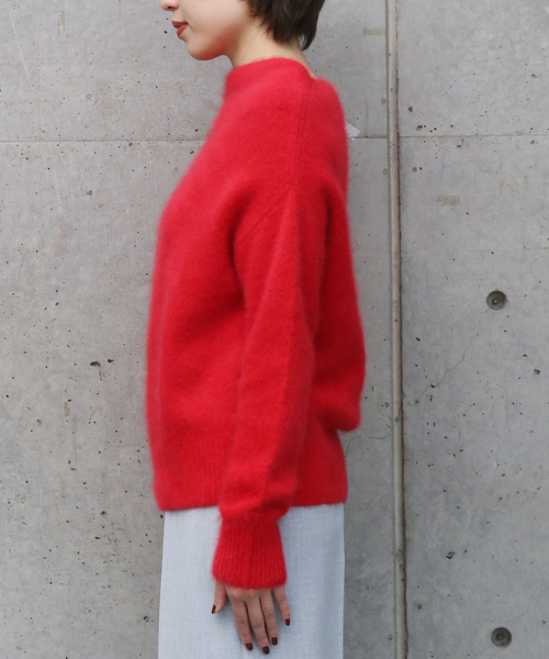 Liesse（リエス）の「ラクーンボートネックプルオーバー（ニット