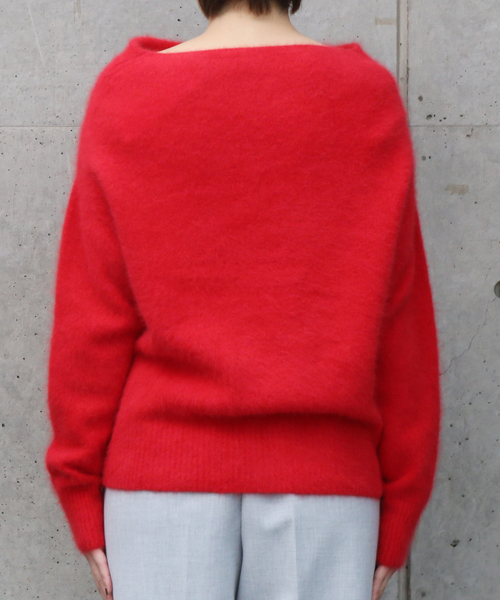 Liesse（リエス）の「ラクーンボートネックプルオーバー（ニット