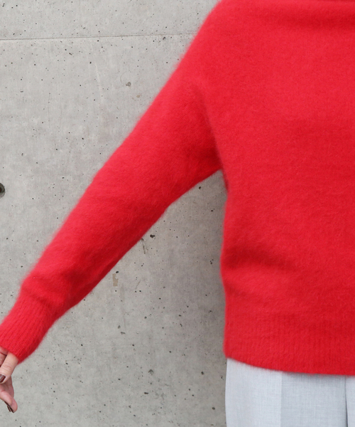 Liesse（リエス）の「ラクーンボートネックプルオーバー（ニット