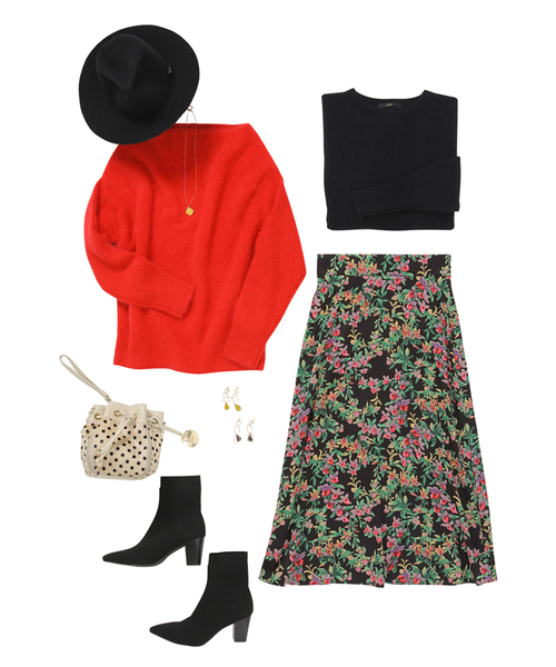 Liesse（リエス）の「ラクーンボートネックプルオーバー（ニット