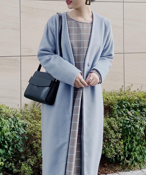 KOBE LETTUCE（コウベレタス）の「キャンディスリーブドルマンワンピース（ワンピース・レディース・ブラウン系その他/ブルー系その他/グレイッシュベージュ/レッド/ブラウン/カーキ/ブラック/オレンジ/ピンク系その他/イエロー系その他・M/S）」の20枚目の写真