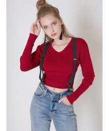 MIELI INVARIANT | ブロードニットトップス(ニット/セーター)