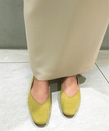 スクエアVカットフラット