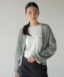 AMERICAN HOLIC | 両Vネックニット抜け衿カーディガン＊(カーディガン/ボレロ)