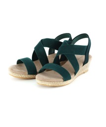 minky me!（ミンキーミー）の「柔らかウェッジソール＆ふかふかクッション4.5cmゴムフィットサンダル（サンダル）」