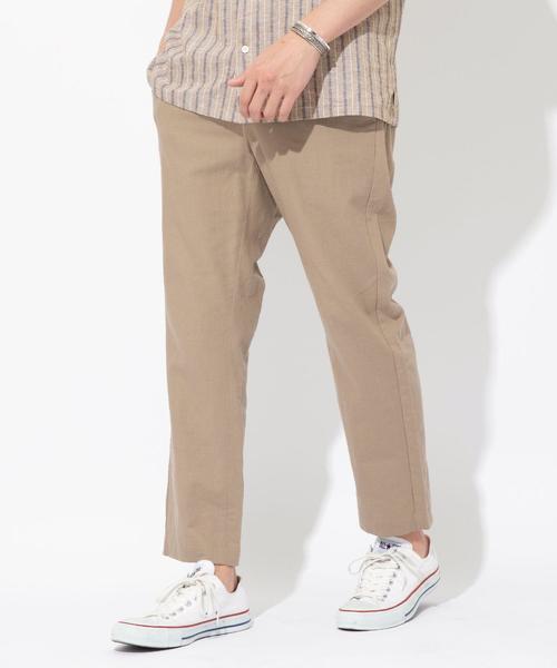 coen（コーエン）の「リネンレーヨンストレッチイージーパンツ（その他パンツ・メンズ・ベージュ/ブラック/グレー・LARGE/MEDIUM/SMALL/X-LARGE）」の12枚目の写真