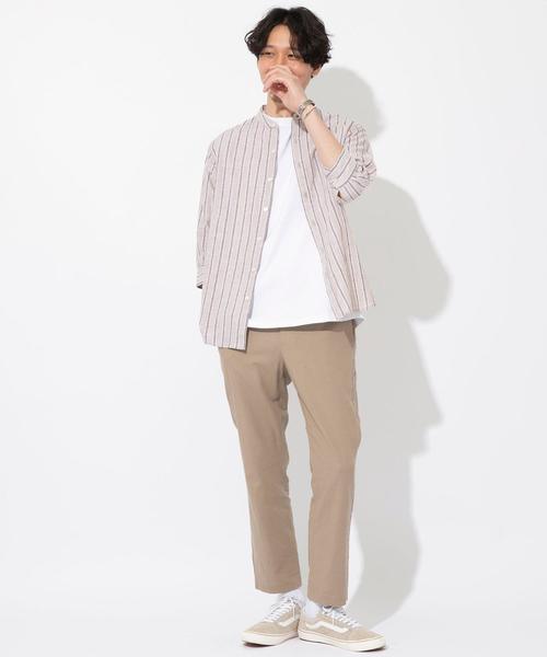 coen（コーエン）の「リネンレーヨンストレッチイージーパンツ（その他パンツ・メンズ・ベージュ/ブラック/グレー・LARGE/MEDIUM/SMALL/X-LARGE）」の10枚目の写真