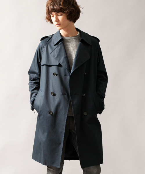 BEAUTY&YOUTH UNITED ARROWS(ビューティーアンドユースユナイテッドアローズ)の「BY ∴ ギャバ トレンチ コート ◆(トレンチコート・メンズ・ベージュ/ネイビー・X-LARGE/MEDIUM/SMALL/LARGE)」の4枚目の写真