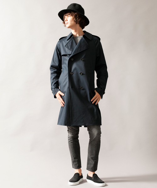 BEAUTY&YOUTH UNITED ARROWS(ビューティーアンドユースユナイテッドアローズ)の「BY ∴ ギャバ トレンチ コート ◆(トレンチコート・メンズ・ベージュ/ネイビー・X-LARGE/MEDIUM/SMALL/LARGE)」の11枚目の写真