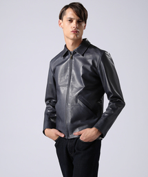 Paul Smith collection leather blousonロバーツサーフボード