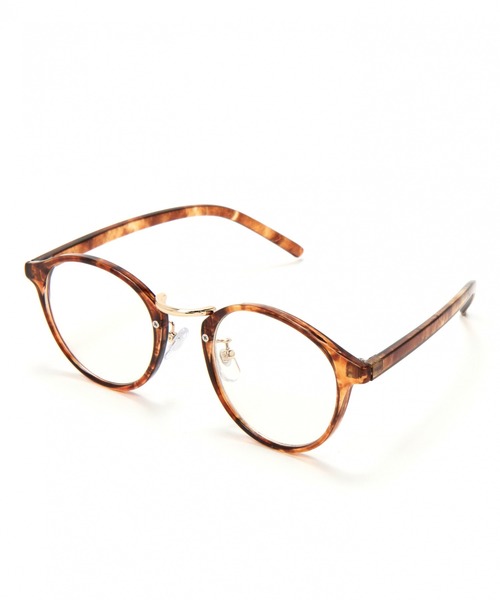 Me%（ミィパーセント）の「シンプルボストンメガネ（メガネ）」 - WEAR