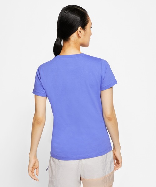 NIKE（ナイキ）の「ナイキ NIKE ウィメンズ アイコン クラッシュ Tシャツ（Tシャツ/カットソー・レディース・パープル/ブラック×ピンク・S/M/L/XL）」の7枚目の写真