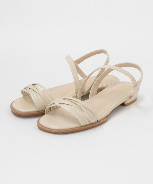 BEAUTY&YOUTH UNITED ARROWS（ビューティーアンドユースユナイテッドアローズ）の「BY コードストラップサンダル о（サンダル・レディース・シルバー/ナチュラル/ブラック・35h/36/37h/38/36h/37）」の3枚目の写真