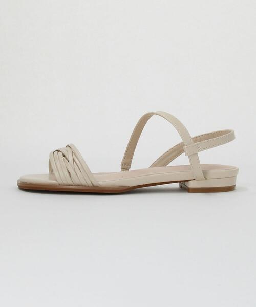 BEAUTY&YOUTH UNITED ARROWS（ビューティーアンドユースユナイテッドアローズ）の「BY コードストラップサンダル о（サンダル・レディース・シルバー/ナチュラル/ブラック・35h/36/37h/38/36h/37）」の8枚目の写真