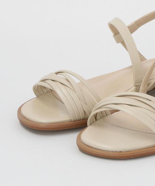 BEAUTY&YOUTH UNITED ARROWS（ビューティーアンドユースユナイテッドアローズ）の「BY コードストラップサンダル о（サンダル・レディース・シルバー/ナチュラル/ブラック・35h/36/37h/38/36h/37）」の5枚目の写真