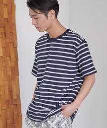 mt6701-ヘビーウエイトボーダーTシャツ