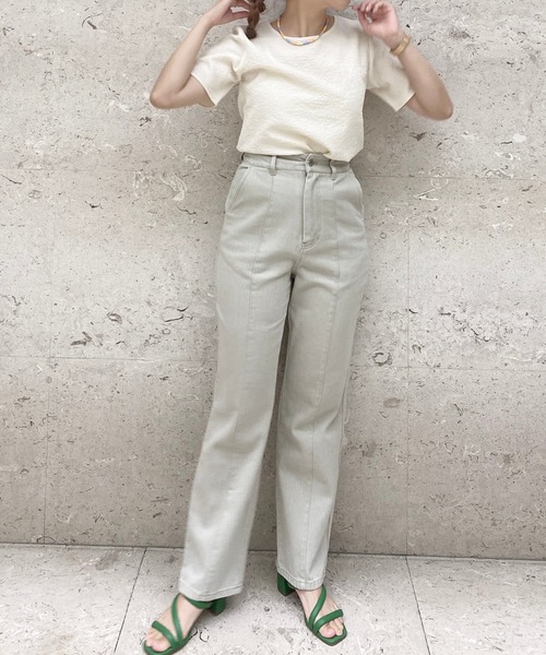 archives（アルシーヴ）の「2wayジャガードTee（シャツ/ブラウス・レディース・ブラウン/グリーン/パープル/アイボリー・MEDIUM）」の12枚目の写真