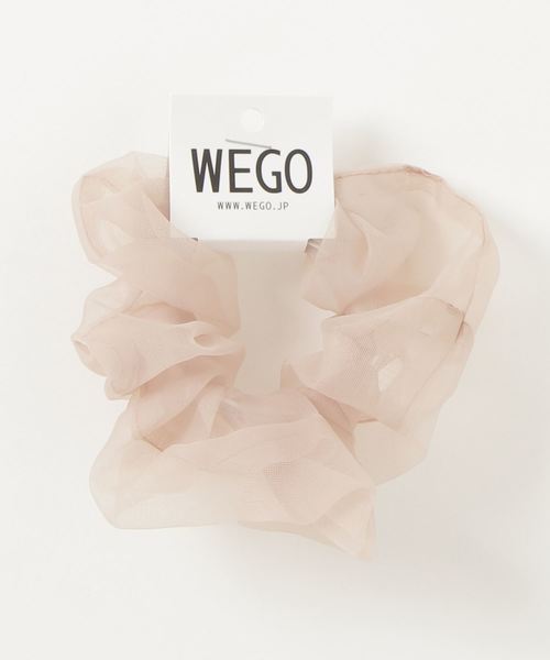 WEGO(ウィゴー)の「WEGO/透けシアーシュシュ(シュシュ・レディース・ブラウン/ベージュ/ホワイト/ブラック・FREE)」の4枚目の写真