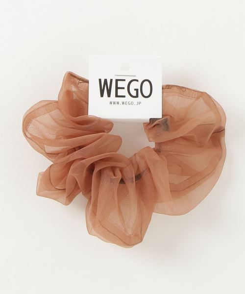 WEGO(ウィゴー)の「WEGO/透けシアーシュシュ(シュシュ・レディース・ブラウン/ベージュ/ホワイト/ブラック・FREE)」の3枚目の写真