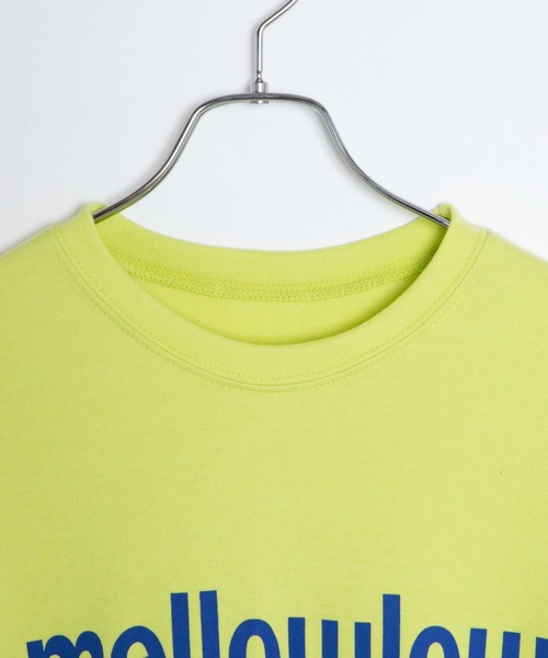 DING（ディング）の「DING/mellowlow Tシャツ（Tシャツ/カットソー・レディース・ホワイト/ブラック/ライム・FREE）」の4枚目の写真