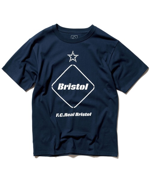 F.C.Real Bristol(エフシーレアルブリストル)の「EMBLEM TEE(Tシャツ/カットソー)」|ネイビー