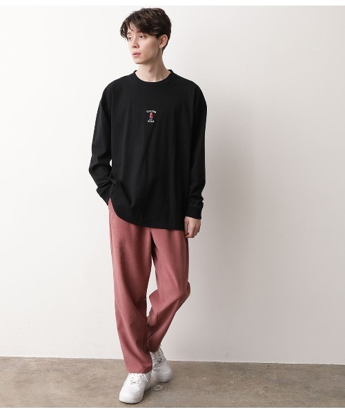 ROSTER・INFIELDER DESIGN(ロスターインフィールダーデザイン)の「ROSTER BEAR別注ロンTEE(Tシャツ/カットソー・メンズ・ホワイト/ラベンダー/ブラック・M/L)」の9枚目の写真