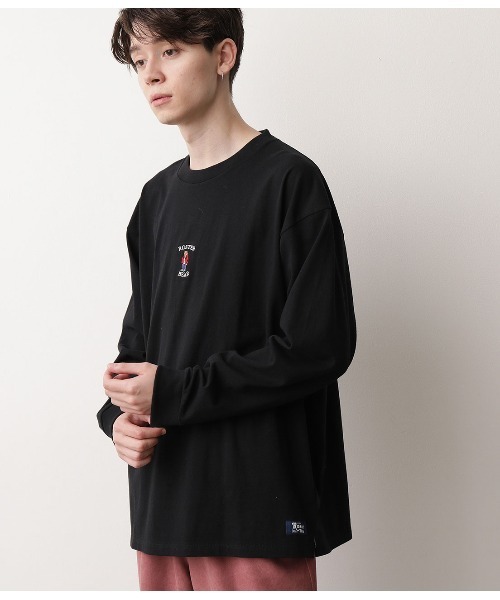 ROSTER・INFIELDER DESIGN(ロスターインフィールダーデザイン)の「ROSTER BEAR別注ロンTEE(Tシャツ/カットソー・メンズ・ホワイト/ラベンダー/ブラック・M/L)」の11枚目の写真
