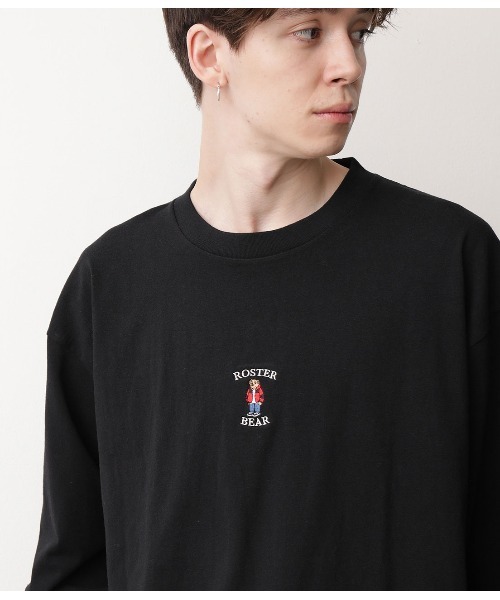 ROSTER・INFIELDER DESIGN(ロスターインフィールダーデザイン)の「ROSTER BEAR別注ロンTEE(Tシャツ/カットソー・メンズ・ホワイト/ラベンダー/ブラック・M/L)」の12枚目の写真