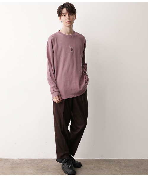 ROSTER・INFIELDER DESIGN(ロスターインフィールダーデザイン)の「ROSTER BEAR別注ロンTEE(Tシャツ/カットソー・メンズ・ホワイト/ラベンダー/ブラック・M/L)」の14枚目の写真