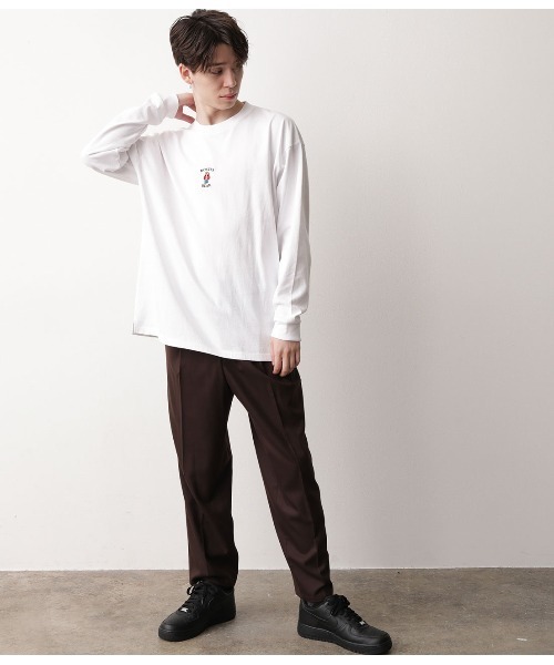 ROSTER・INFIELDER DESIGN(ロスターインフィールダーデザイン)の「ROSTER BEAR別注ロンTEE(Tシャツ/カットソー・メンズ・ホワイト/ラベンダー/ブラック・M/L)」の17枚目の写真