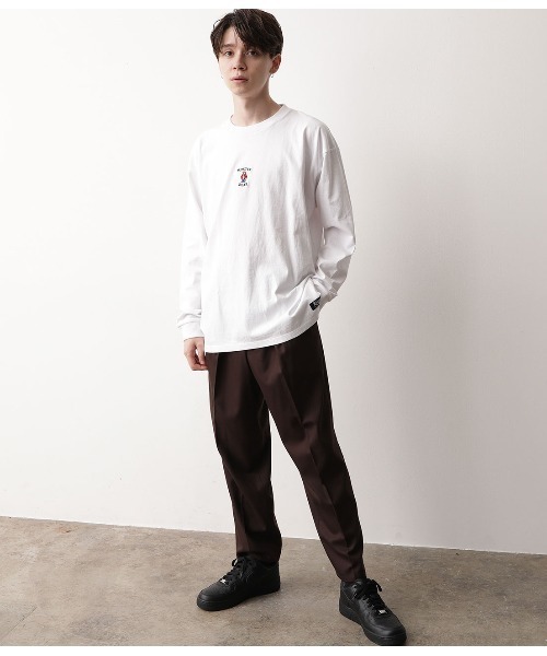 ROSTER・INFIELDER DESIGN(ロスターインフィールダーデザイン)の「ROSTER BEAR別注ロンTEE(Tシャツ/カットソー・メンズ・ホワイト/ラベンダー/ブラック・M/L)」の18枚目の写真
