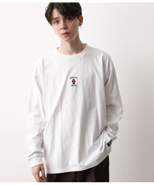 ROSTER・INFIELDER DESIGN(ロスターインフィールダーデザイン)の「ROSTER BEAR別注ロンTEE(Tシャツ/カットソー・メンズ・ホワイト/ラベンダー/ブラック・M/L)」の19枚目の写真