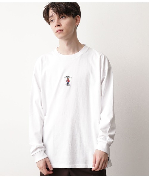 ROSTER・INFIELDER DESIGN(ロスターインフィールダーデザイン)の「ROSTER BEAR別注ロンTEE(Tシャツ/カットソー・メンズ・ホワイト/ラベンダー/ブラック・M/L)」の20枚目の写真