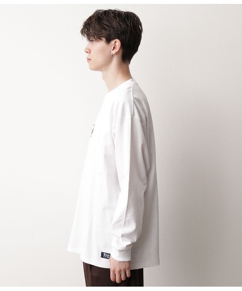 ROSTER・INFIELDER DESIGN(ロスターインフィールダーデザイン)の「ROSTER BEAR別注ロンTEE(Tシャツ/カットソー・メンズ・ホワイト/ラベンダー/ブラック・M/L)」の21枚目の写真