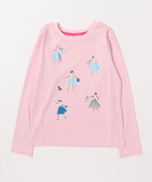 セール ガールズ ショッピングティー Tシャツ カットソー Kate Spade New York Childrenswear ケイトスペードニューヨーク のファッション通販 Zozotown