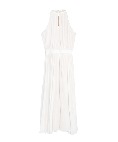 EmiriaWiz 【ビジューネックプリーツワンピース】