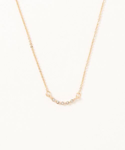 VIS（ビス）の「さり気なく女性らしさをプラス。ビジューモチーフペンダント（ネックレス・レディース・ゴールド/ゴールド系その他/その他1/ゴールド系その他2/その他2/その他3/その他/ホワイト・FREE）」の14枚目の写真