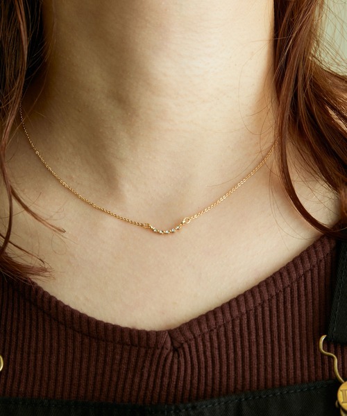 VIS（ビス）の「さり気なく女性らしさをプラス。ビジューモチーフペンダント（ネックレス・レディース・ゴールド/ゴールド系その他/その他1/ゴールド系その他2/その他2/その他3/その他/ホワイト・FREE）」の17枚目の写真