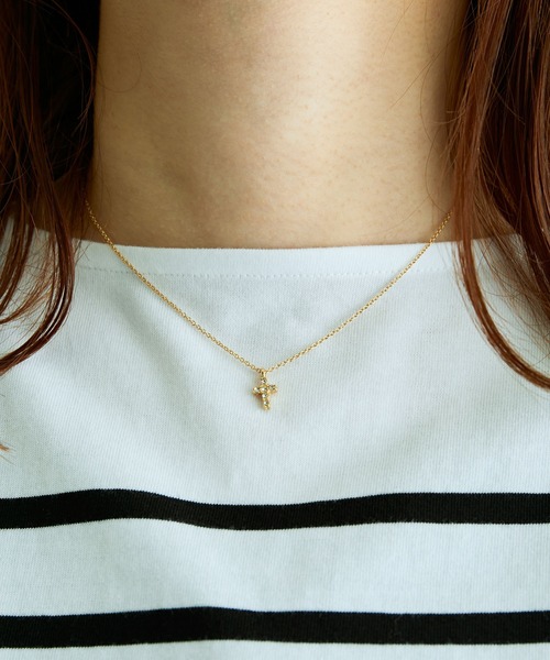 VIS（ビス）の「さり気なく女性らしさをプラス。ビジューモチーフペンダント（ネックレス・レディース・ゴールド/ゴールド系その他/その他1/ゴールド系その他2/その他2/その他3/その他/ホワイト・FREE）」の20枚目の写真