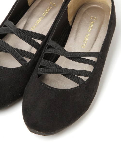 GLOBAL WORK（グローバルワーク）の「【キッズ】撥水らくっションシューズ/925305（バレエシューズ・キッズ・ブラック系その他/ブラック/ホワイト系その他・16cm/17cm/18cm/19cm/20cm/21cm）」の7枚目の写真