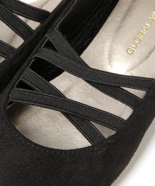 GLOBAL WORK（グローバルワーク）の「【キッズ】撥水らくっションシューズ/925305（バレエシューズ・キッズ・ブラック系その他/ブラック/ホワイト系その他・16cm/17cm/18cm/19cm/20cm/21cm）」の14枚目の写真