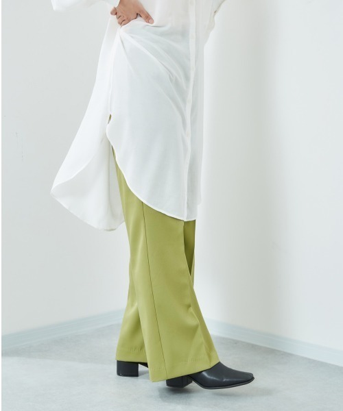 cepo(セポ)の「センタープレスパンツ(その他パンツ・レディース・グリーン/ブルー/ブラウン/ブラック/パープル・M)」の7枚目の写真
