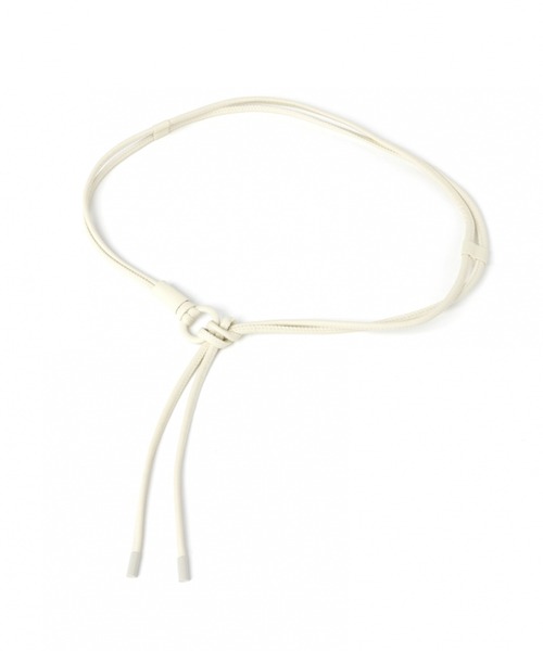 ALAND（エーランド）の「3.3Field Trip／double  strap  belt　2926513（ベルト・レディース・ブラック/ベージュ/ブラウン/アイボリー・FREE）」の4枚目の写真