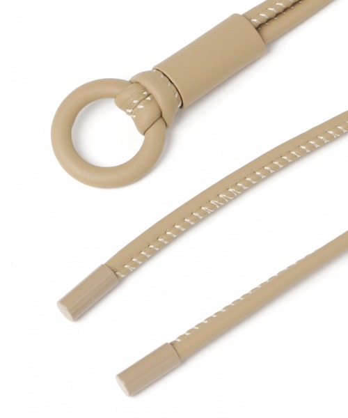 ALAND（エーランド）の「3.3Field Trip／double  strap  belt　2926513（ベルト・レディース・ブラック/ベージュ/ブラウン/アイボリー・FREE）」の7枚目の写真