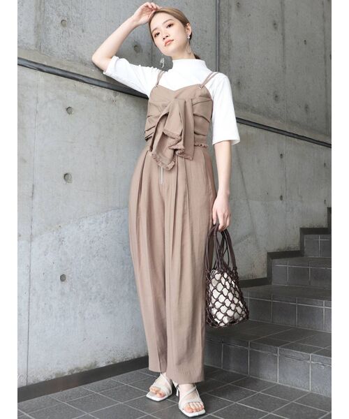 MURUA（ムルーア）の「リボンビスチェセットトップス（Tシャツ/カットソー・レディース・ブラック/ベージュ/その他1・FREE）」の8枚目の写真