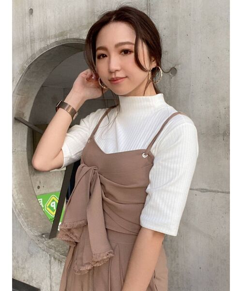 MURUA（ムルーア）の「リボンビスチェセットトップス（Tシャツ/カットソー・レディース・ブラック/ベージュ/その他1・FREE）」の15枚目の写真
